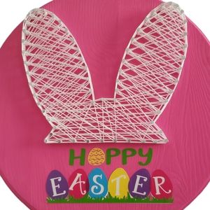 Hand made Easter string art, one of a kind.